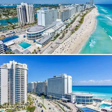 Large Luxurious Direct Ocean Front Penthouse Or Deluxe One Bedroom Ocean Front Condo-Free Parking Miami Beach Extérieur photo